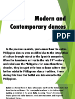 Modern and Contemporary Dances