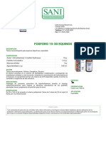 FOSFORO 15-30 EQUINOS - Laboratorios Burnet S.A. - Sani - Com.ar - Productos Veterinarios