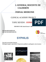 Hospital General Docente de Calderón Internal Medicine: Clinical Academy Project Topic Review