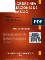 Balance de Linea Por Estaciones de Trabajo