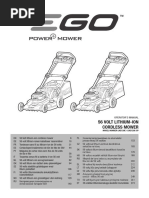 Lm2120e Lm2120e-Sp - Ego 56v Lawn Mower - Manual