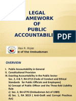 Legal Framework of Public Accountability