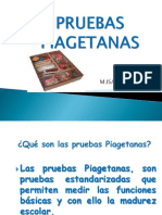 Pruebas Piagetanas