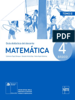 Matemática 4º Básico - Guía Didáctica Del Docente Tomo 2