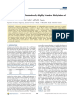 Process of p-xylene production by highly selective methylation of toluene.pdf