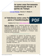 A Tolerância Como Uma Ferramenta para A Transformação Social PDF