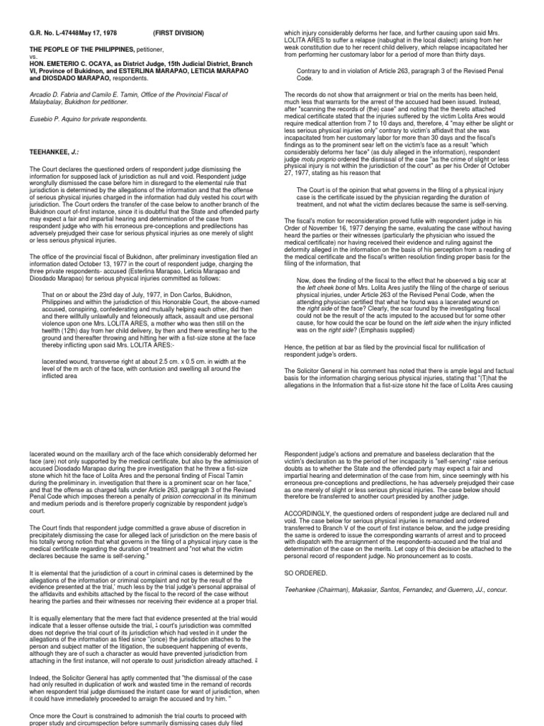 Full Text RTC Jurisdiction PDF Military Justice Court Martial