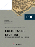 Apontamentos para A História Das Culturas de Escrita - Algarve - 2016 - Intro PDF
