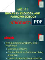 Chapter 1 Introduction to Anatomy and Physiology