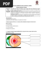 Guía de Apoyo Unidad II La Tierra, Estructura y Cambios Ciencias 4° Basicos