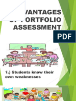 Advantages of Portfolio Assessment