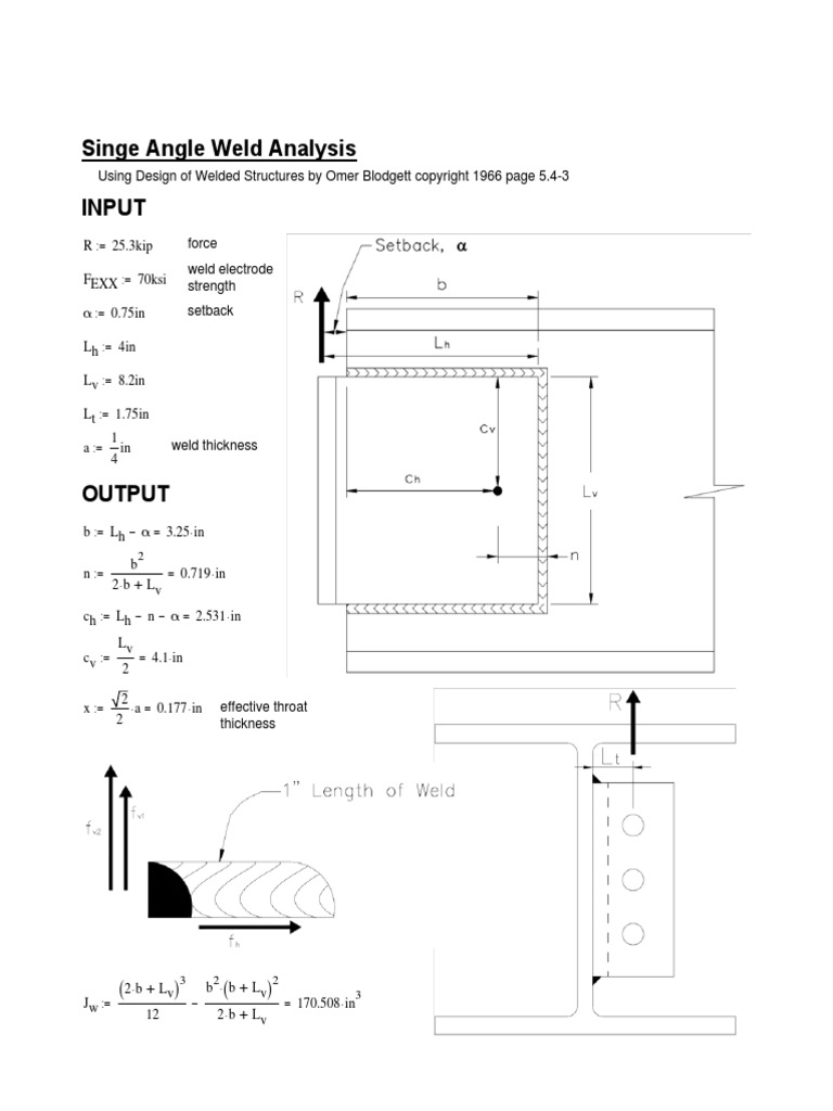 Weld Analysis PDF | PDF | Mechanical Engineering | Applied And ...