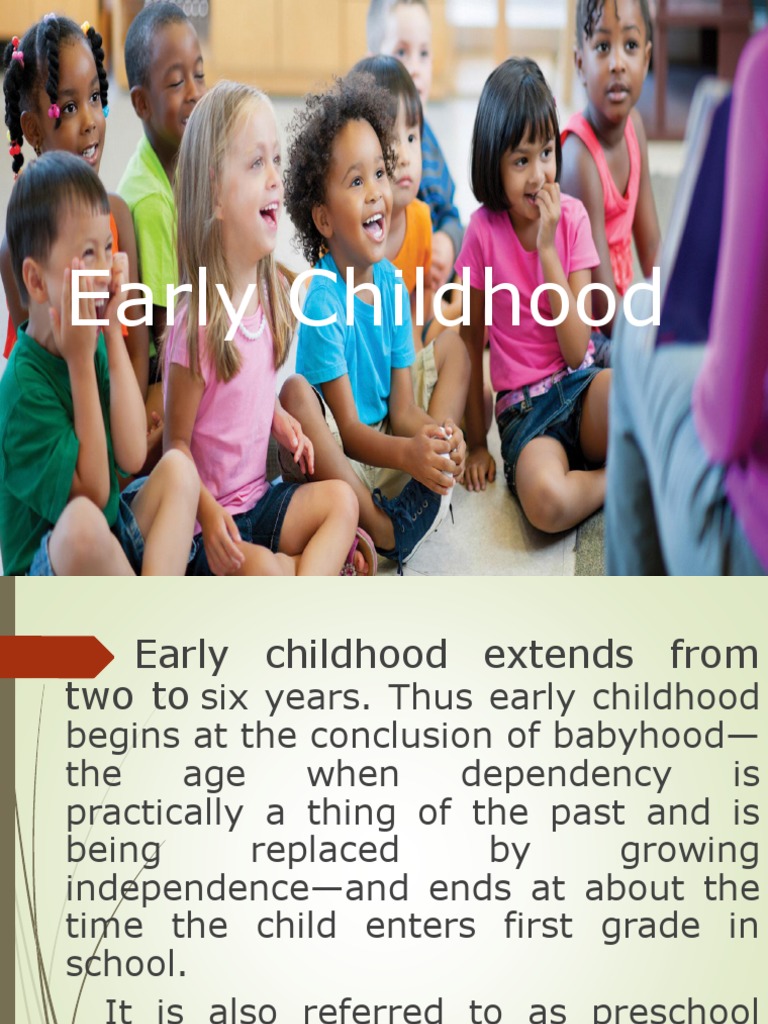 Early Childhood PDF Early Childhood Education Childhood