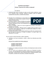 Proyección de oferta y demanda de alimentos para animales