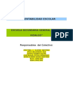 Proyecto de Sustentabilidad Escolar Miguel Hidalgo 2019-2020