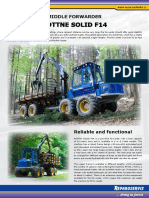Reliable and powerful ROTTNE SOLID F14 middle forwarder