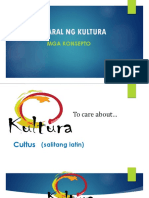 Pag-Aaral NG Kultura