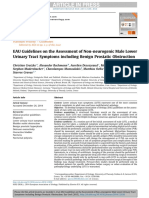 EAU Guidelines On The Assessment of Non-Neurogenic Male Lower Urinary Tract Symptoms Including Benign Prostatic Obstruction