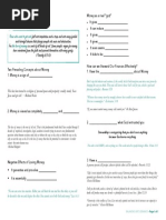 Stewardship of Finances Handout