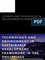 Technology and Environment in Sustainable Devpt Framework in Phil