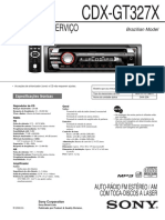 Manual Sony Xplod CDX-GT327X+ (BR)