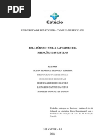 Fisica Experimental - Relatório 1 (Esfera).docx