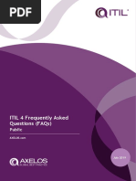 ITIL 4 Public FAQs