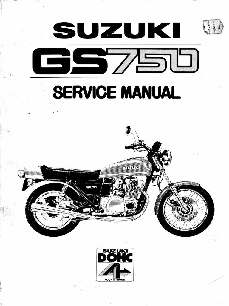 1978 SUZUKI GS750 SERVICE MANUAL PDF intelligence overview