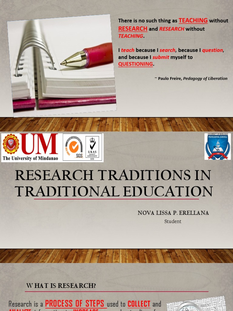 Understanding Traditional Research in Education | PDF | Qualitative ...