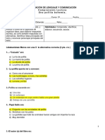 Evaluación de Lenguaje y Comunicación Libro Correccion 1