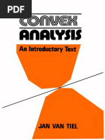 Jan Van Tiel - Convex Analysis - An Introductory Text-Wiley (1984) PDF