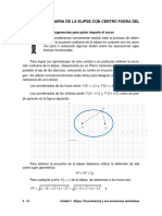 8U4Ecuacion Ordinaria de La Elipse Con Centro Fuera Del Origen