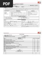 Ementa Álgebra Linear I e Cronograma