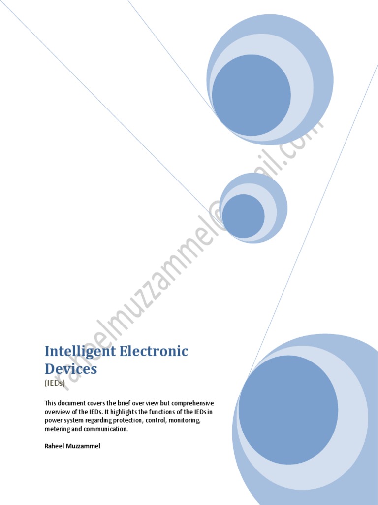 Intelligent Electronic Devices PDF Electric Power System Force