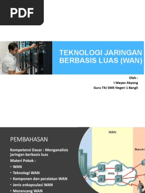 Materi Teknologi Jaringan Berbasis Luas Guru Galeri