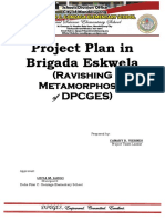 Project Plan in Brigada Eskwela: (Ravishing Metamorphosis
