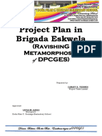 Project Plan in Brigada Eskwela: (Ravishing Metamorphosis