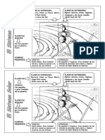 Actividad Sistema Solar Para 1ro