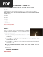 Prova Simulado 13 Out 2016 v2