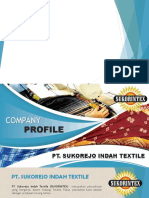 Company Profile PT Sukorintex New