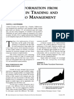 Using Information From Trading in Trading and Portfolio Management