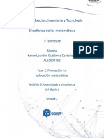 Enseñanza de Las Matematicas