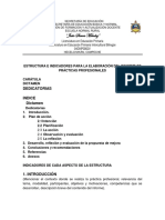 Estructura para La Elaboración Del Informe