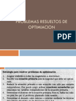 Problemas Resueltos de Optimiacion