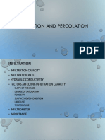 Infiltration and Percolation PDF