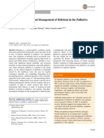 Clinical Assessment and Management of Delirium in The Palliative Care Setting