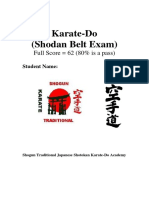 Shodan Exam Paper