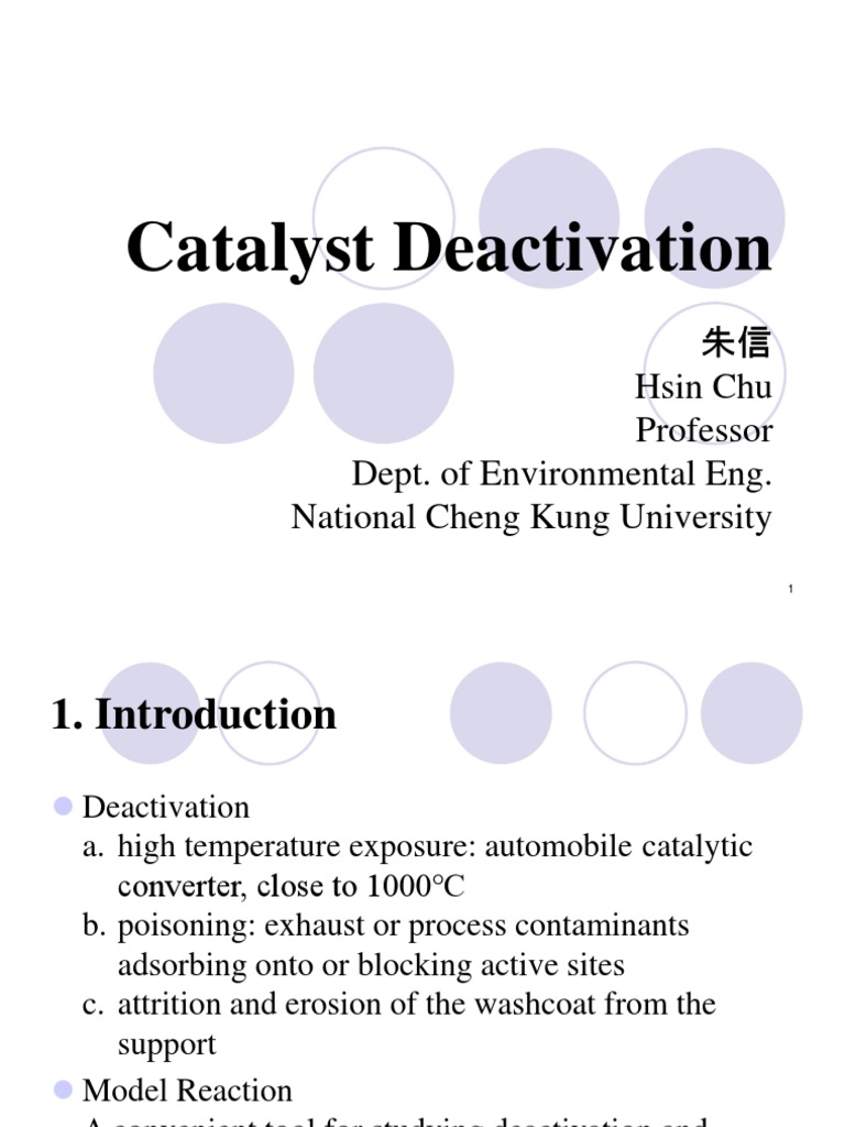 05Catalyst Deactivation.ppt Catalysis Adsorption