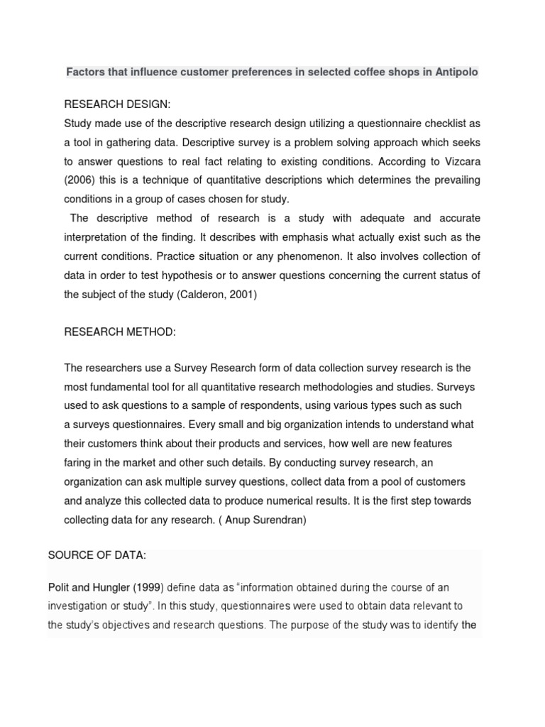 Chapter 3 | PDF | Survey Methodology | Questionnaire