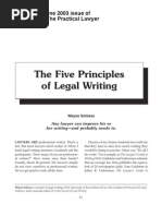 Download 5 Principle Legal Writing by Nitaino Ketaurie El SN42348461 doc pdf